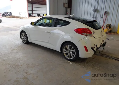 2017 Hyundai Veloster из США, поврежденный, VIN KMHTC6ADXHU307314